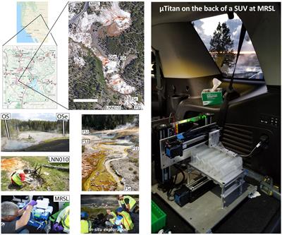 Assessing microbial diversity in Yellowstone National Park hot springs using a field deployable automated nucleic acid extraction system